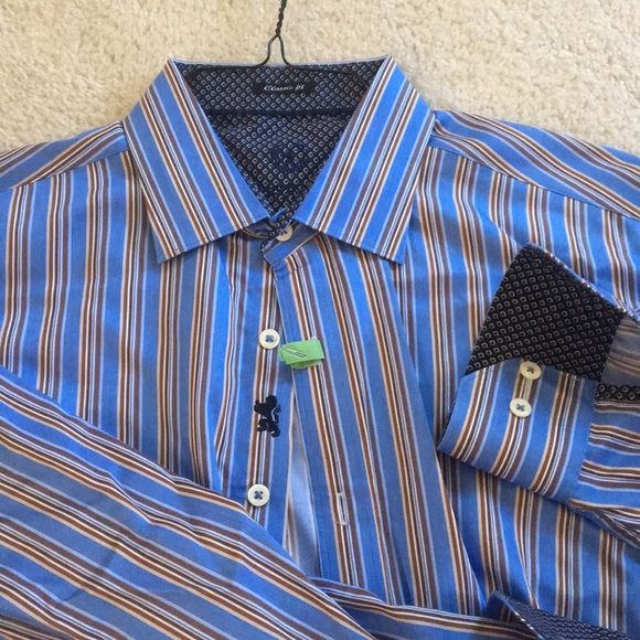 Bugatchi Other - Bugatchi Striped Dress Shirt